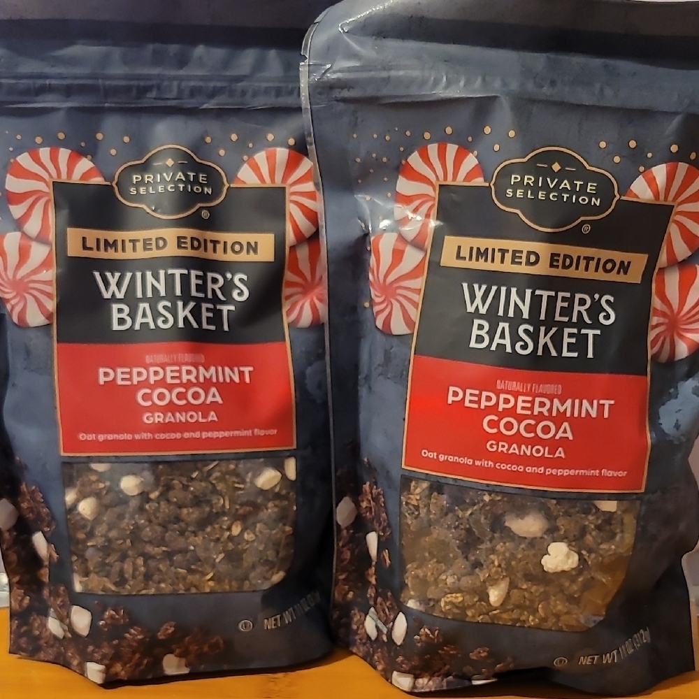 2x Private Selection Peppermint Cocoa Granola